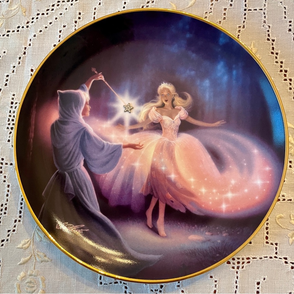 The Franklin Mint Fairy Godmother’s Magic Limited Edition Decorative Plate